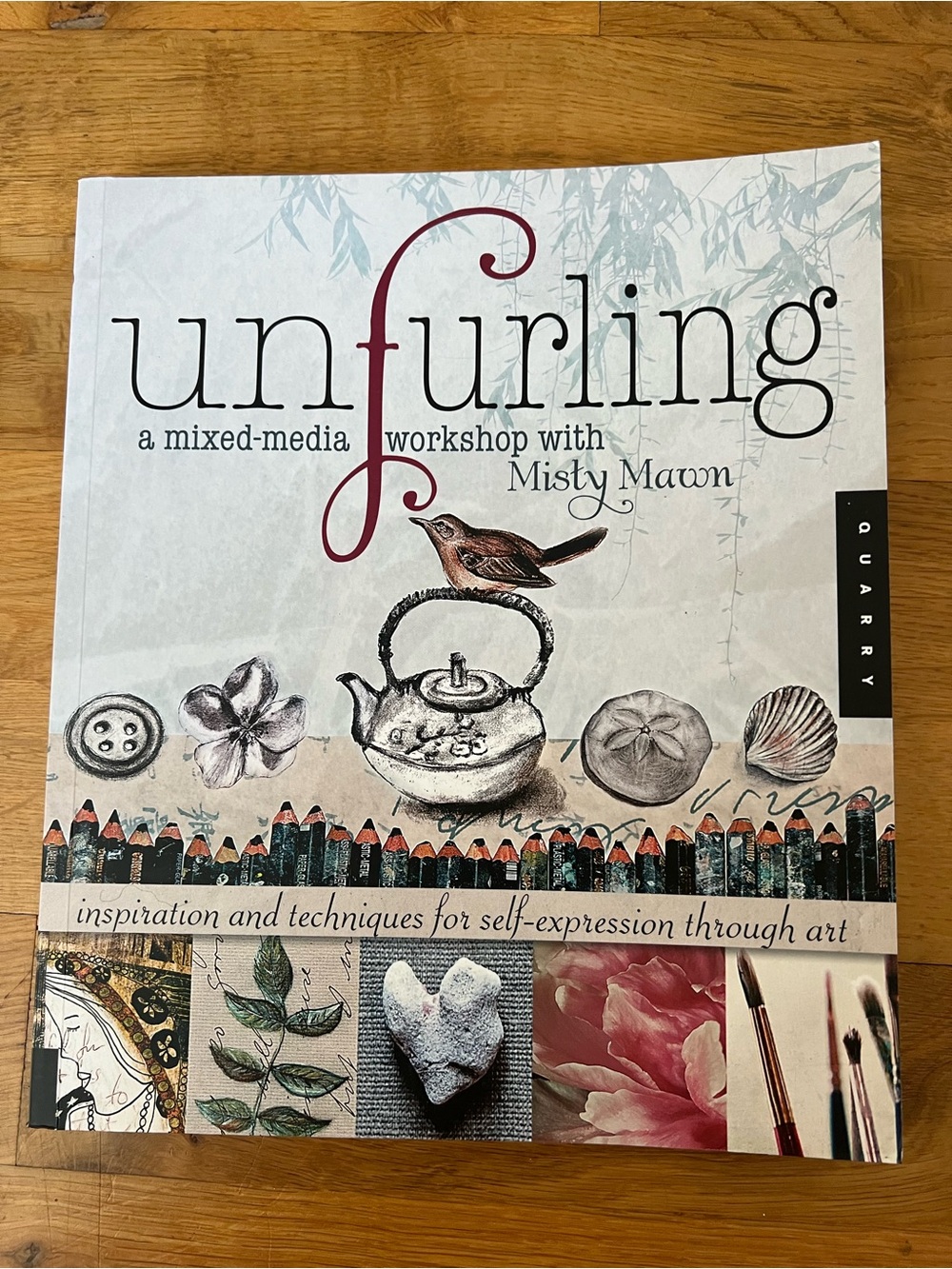 Unfurling a mixed-media workshop with Misty Mawn